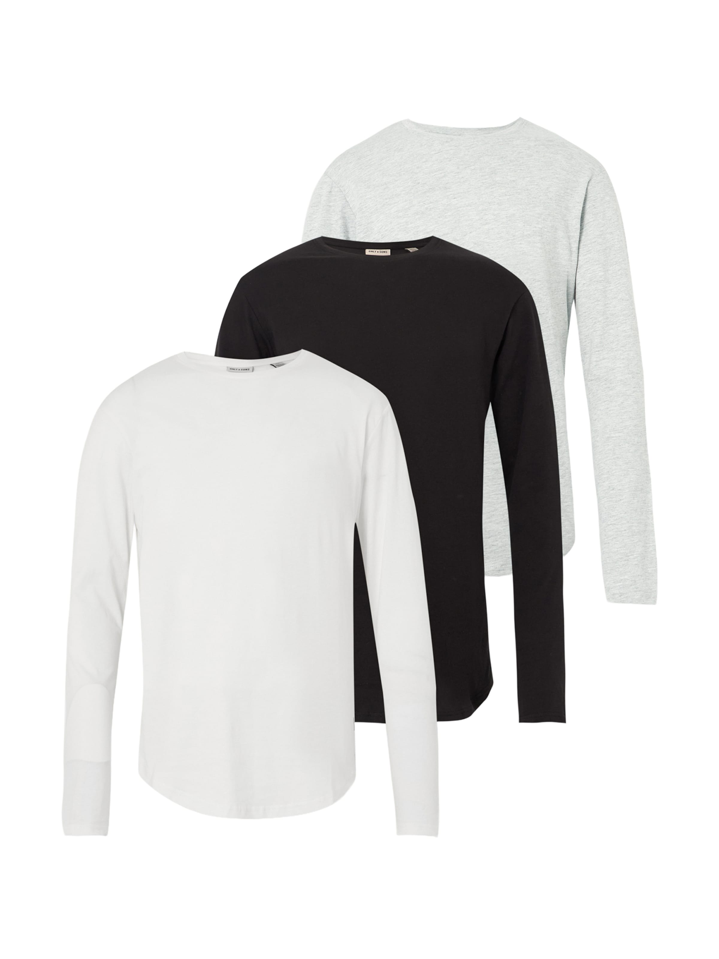 Only & Sons Футболка 'ONSMATT' в Серый: спереди