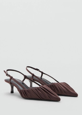 MANGO Slingpumps 'Dobla' in Braun
