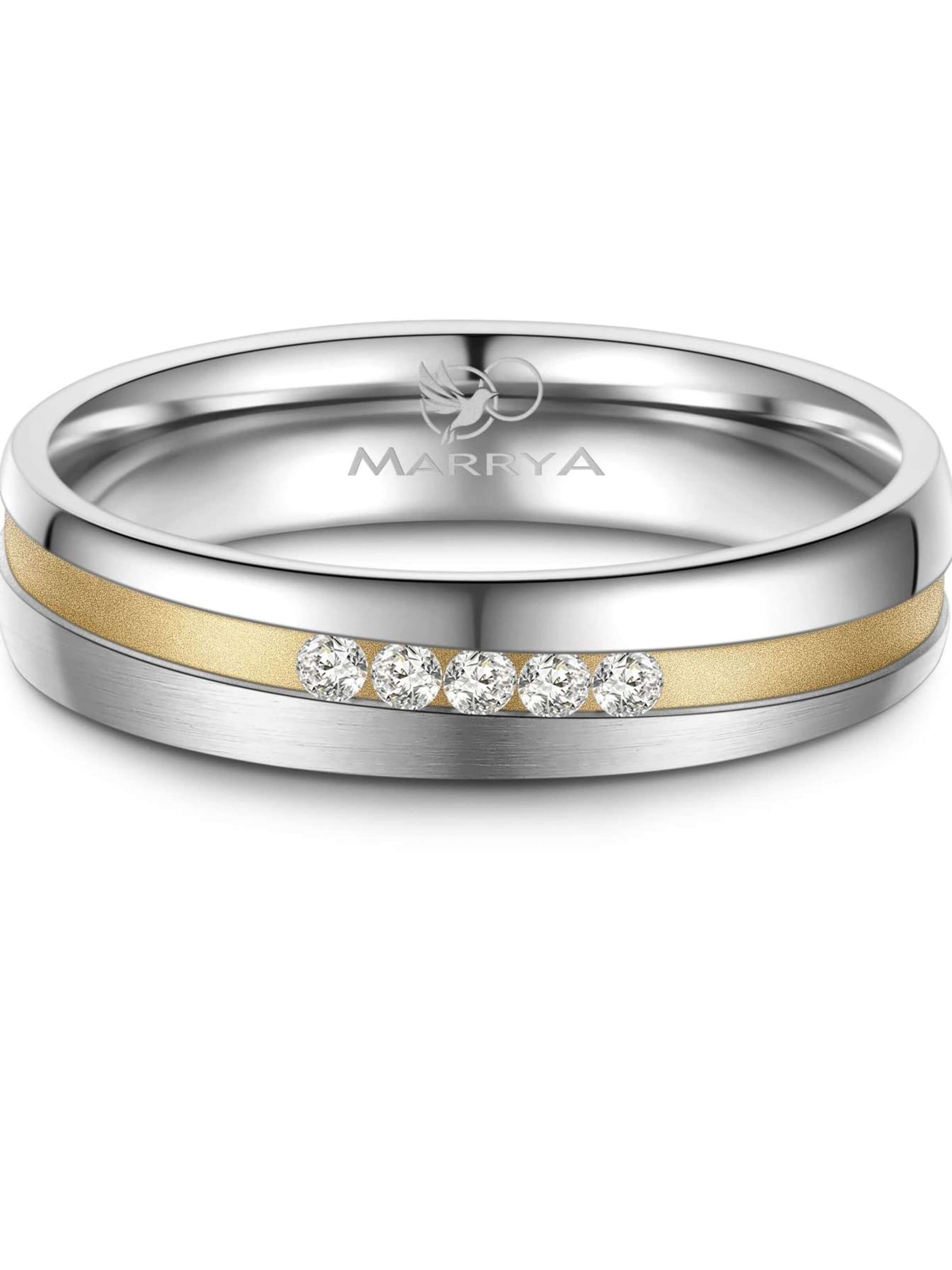 MARRYA Ring 'MARRYA SI-23 Ehering aus Silber' in Silver