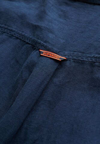 Superdry Regular fit Overhemd in Blauw
