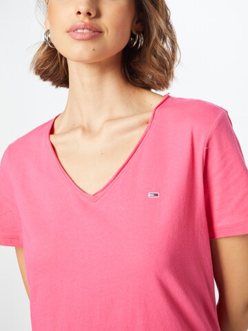 Tommy Jeans - Camisa em rosa