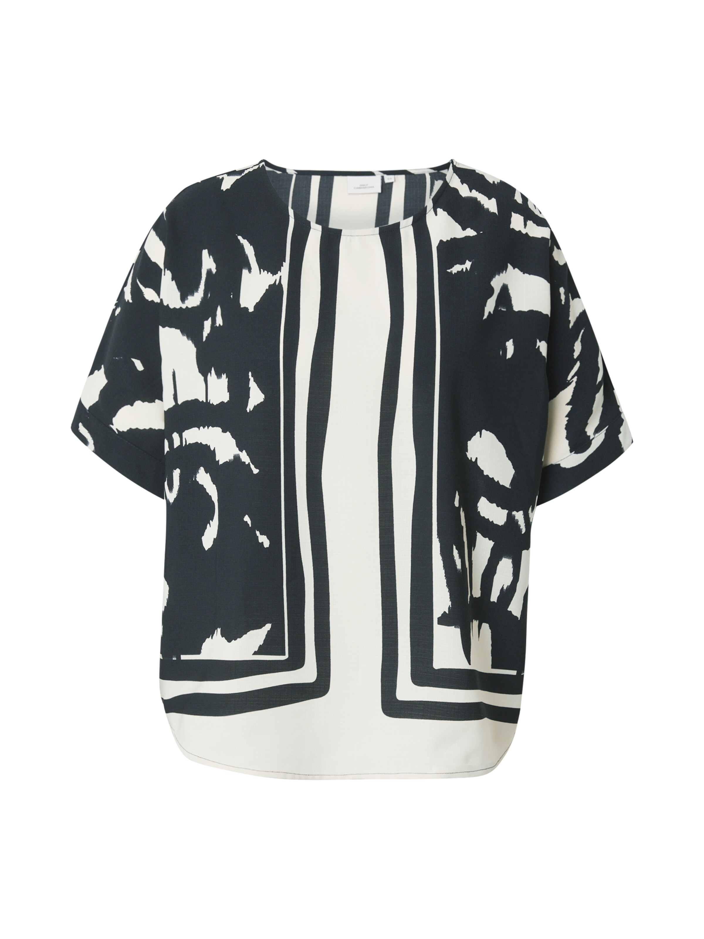 ONLY Carmakoma Blouse in Black: front