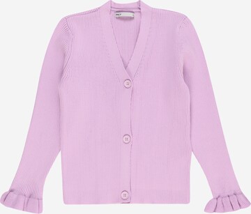 Cardigan 'SALLY' KIDS ONLY en violet : devant