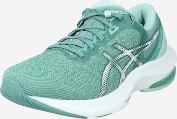 Scarpa da corsa 'GEL-PULSE 13' di ASICS in verde: frontale