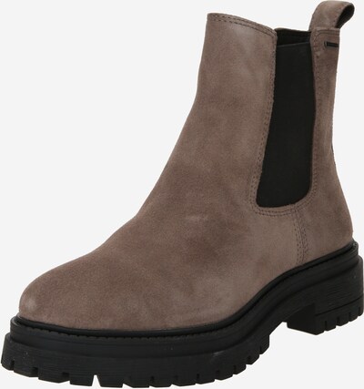 GEOX Chelsea boots 'IRIDEA' i taupe / svart, Produktvy