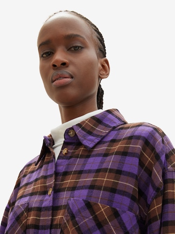 TOM TAILOR DENIM Blouse in Purple