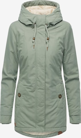 Ragwear Winterjas 'Monadena' in Groen: voorkant