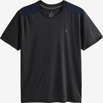 T-Shirt fonctionnel Next en noir : devant