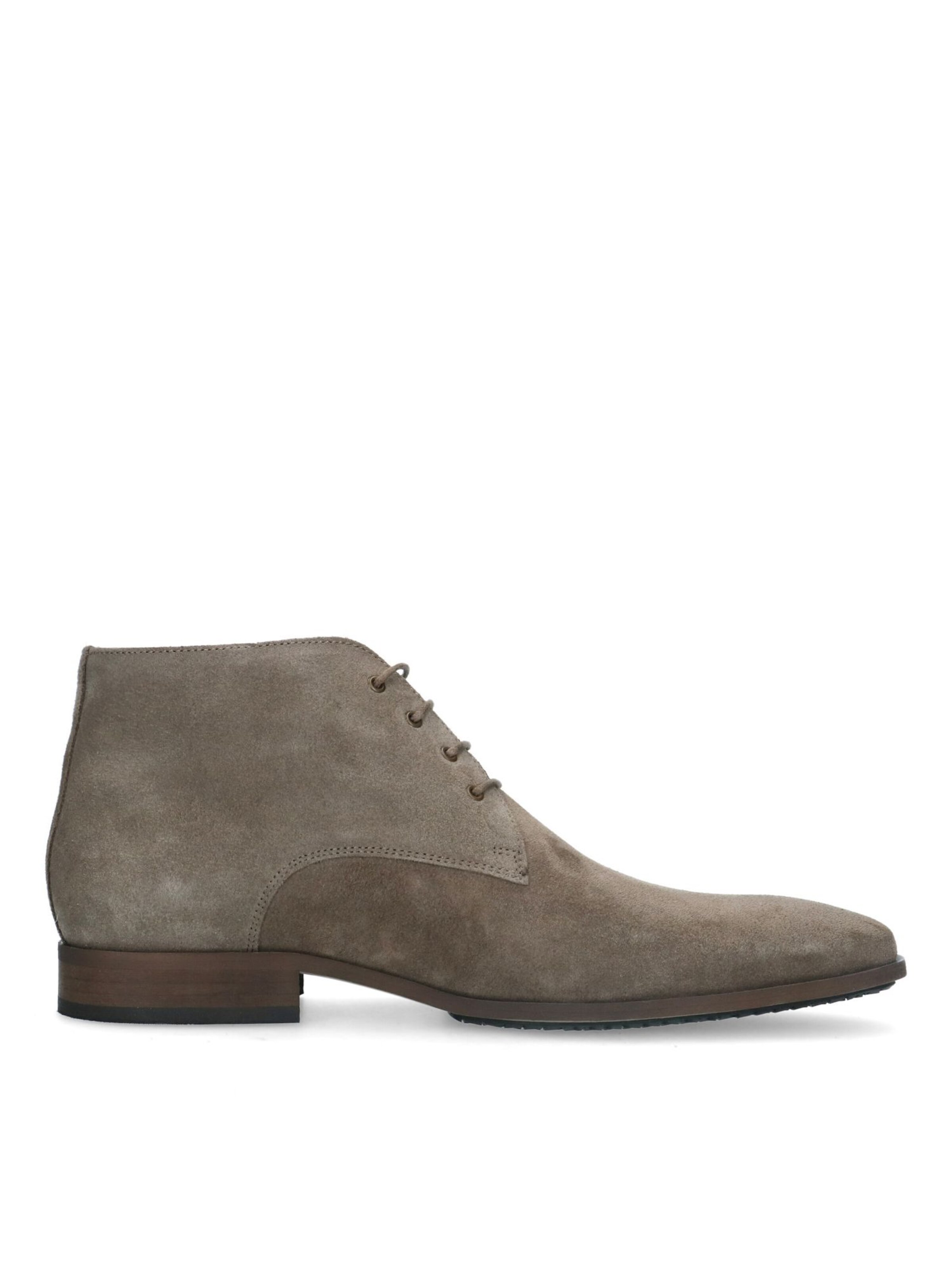 MANFIELD Lace-Up Boots in Grey
