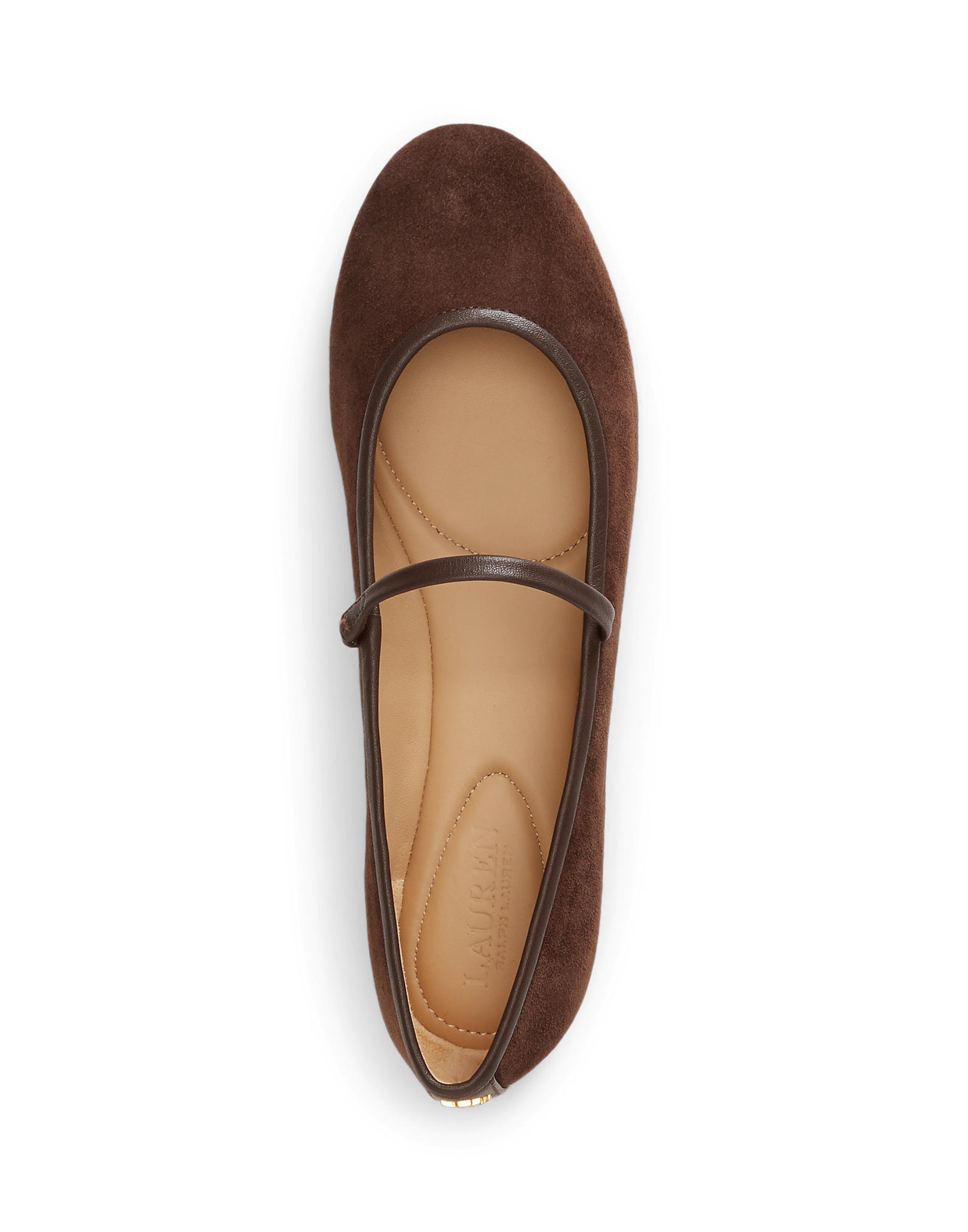 Lauren Ralph Lauren Remballerina 'JAYNA' i brun