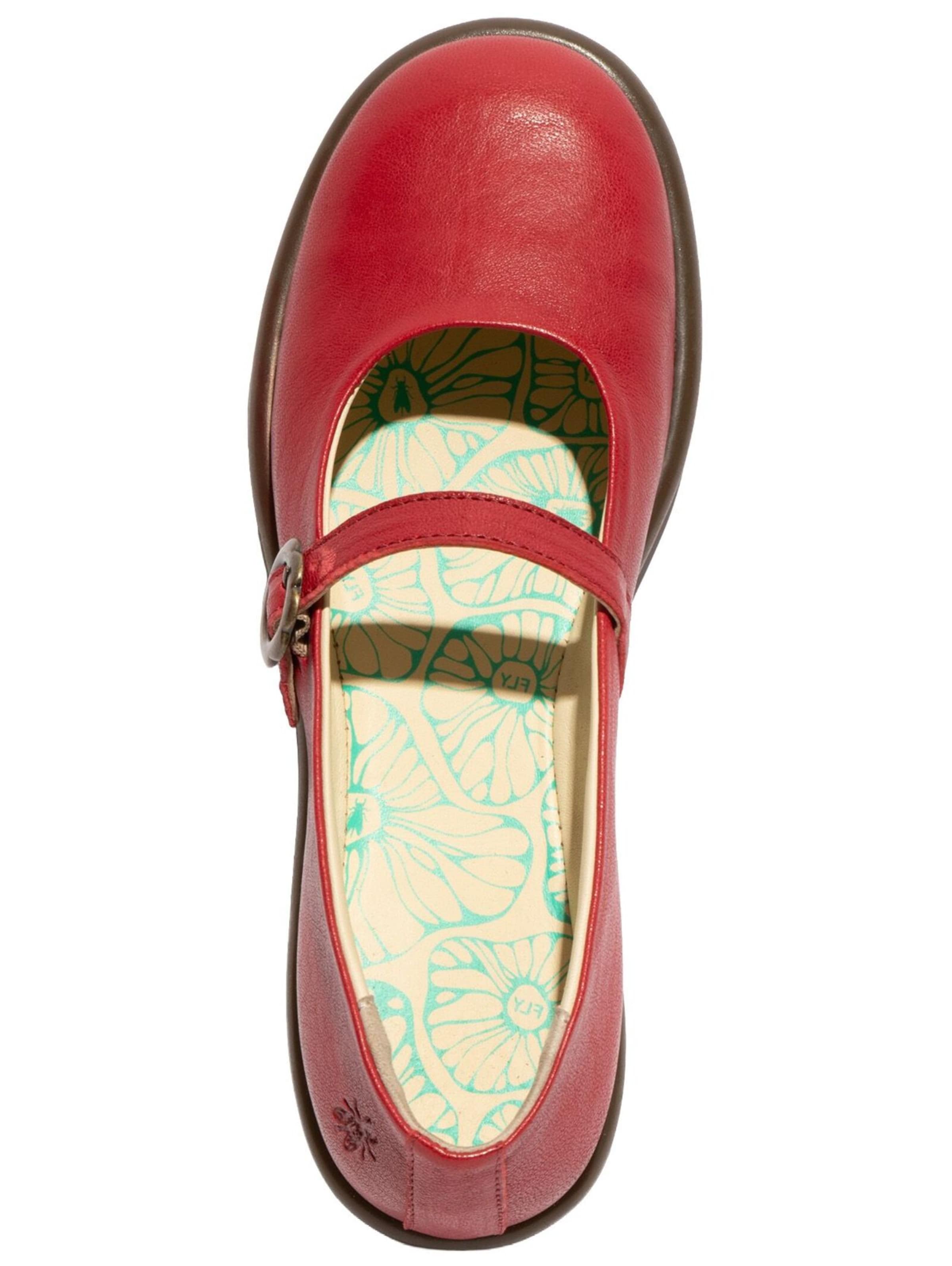 Ballerines à lanières FLY LONDON en rouge