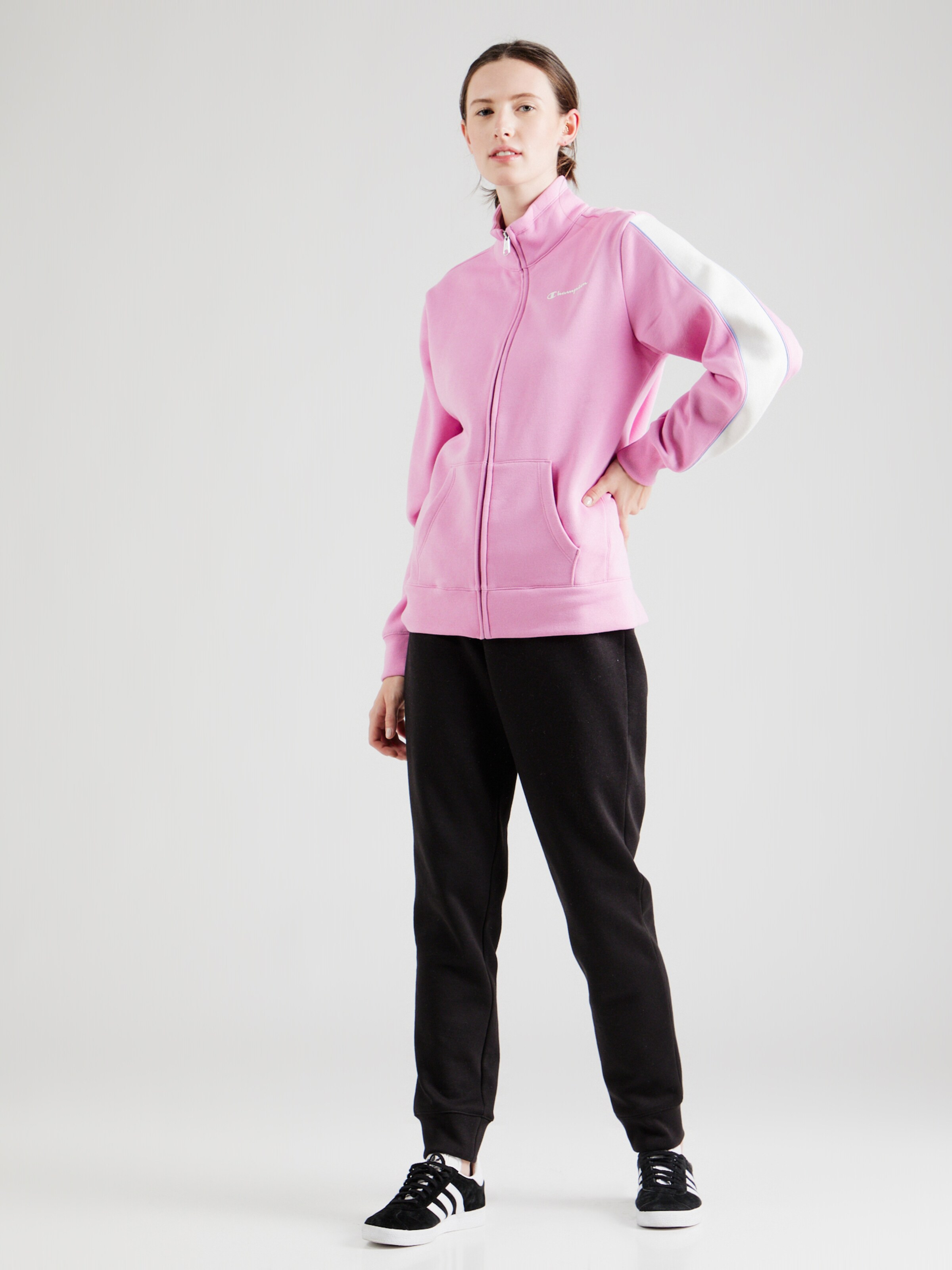 Champion Authentic Athletic Apparel Tracksuit in Pink ABOUT YOU