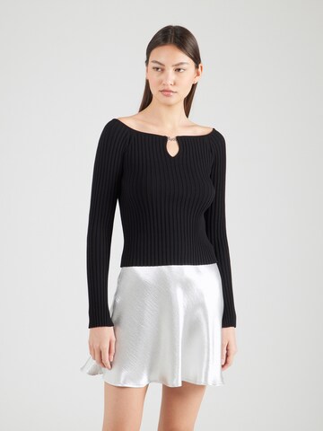 BOSS Pullover 'C_Fayez' in Schwarz: Vorderseite