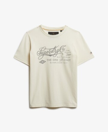 Superdry & Co - Camisa em branco: frente