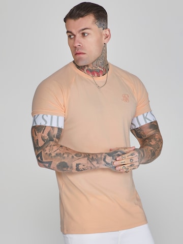 Maglietta di SikSilk in beige: frontale
