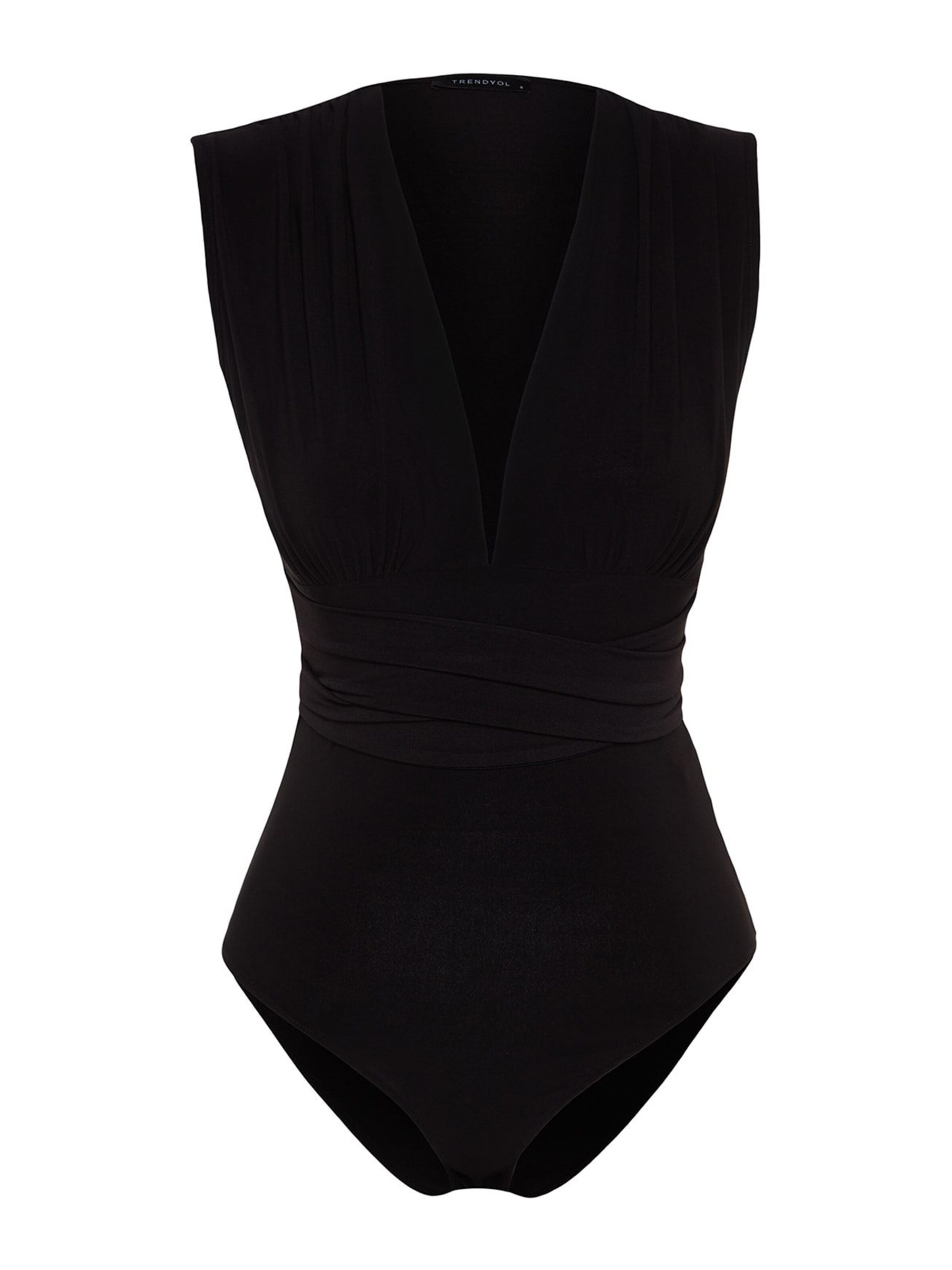 melns Trendyol Bodijs-krekls: no priekšpuses