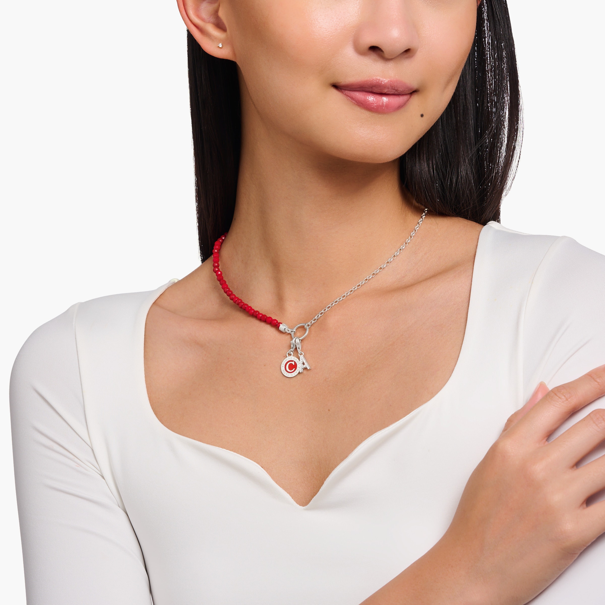 Thomas Sabo Pendant 'A' in Silver
