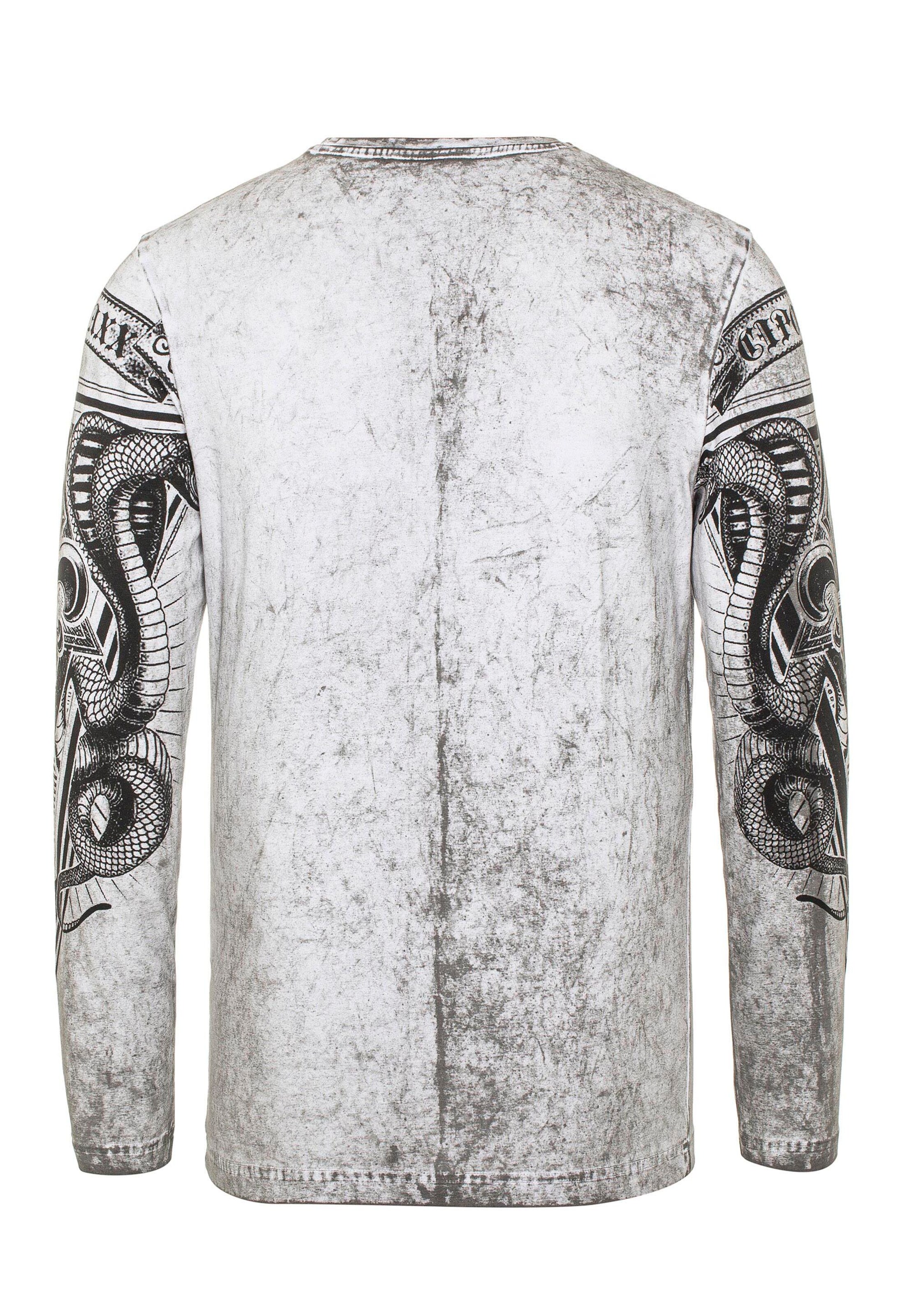 CIPO & BAXX Sweatshirt in Grey