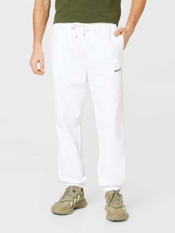 LEVI'S ® Regular Pants 'Red Tab Sweatpant' in White: front