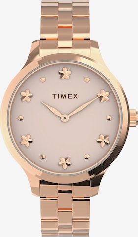 TIMEX Analoog horloge 'PEYTON' in Goud: voorkant