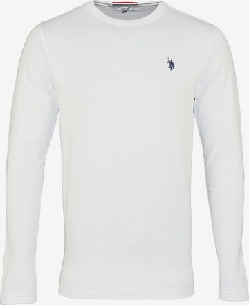 T-Shirt U.S. POLO ASSN. en blanc : devant