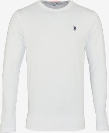 T-Shirt U.S. POLO ASSN. en blanc : devant