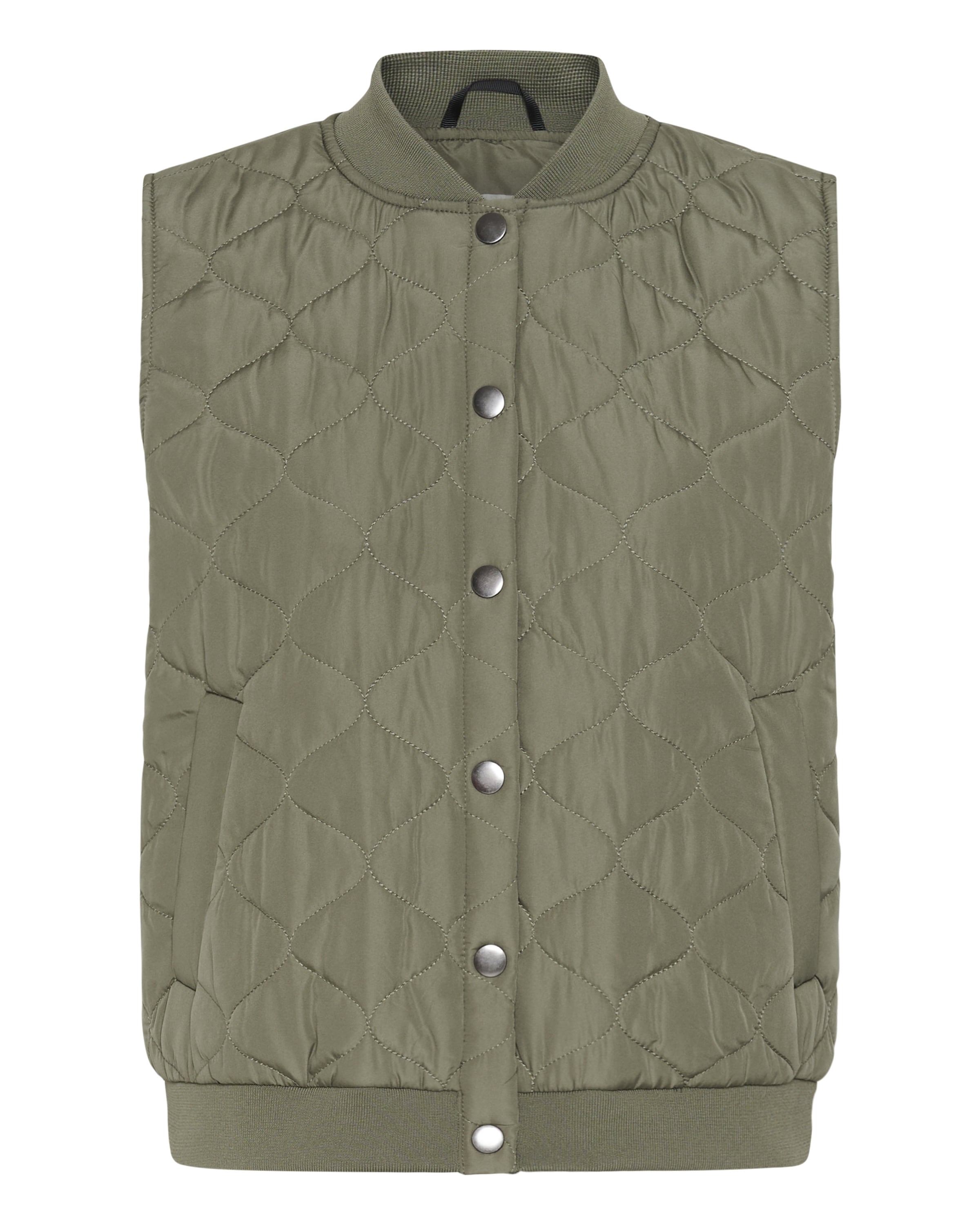 Kaffe Vest 'KAqiana' i grøn: forside