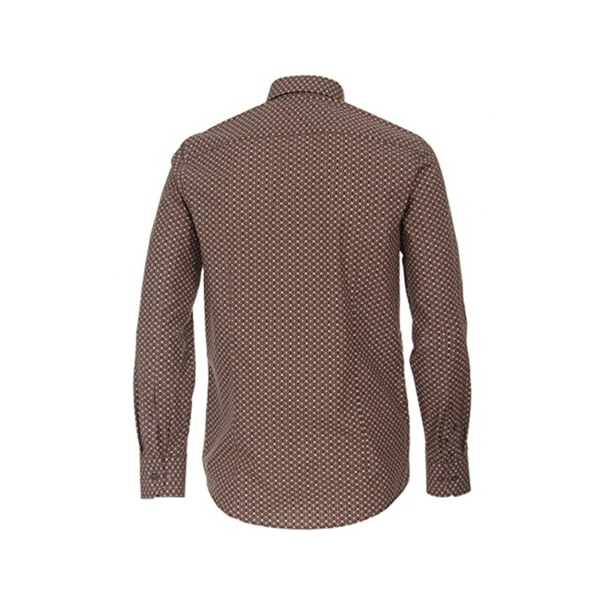 VENTI Slim Fit Hemd in Braun