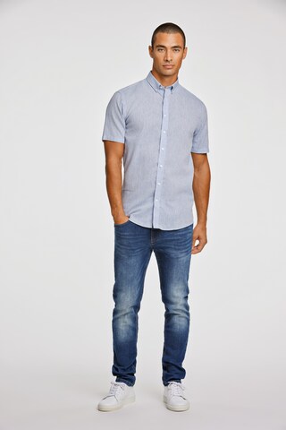 Lindbergh Slim Fit Hemd in Blau