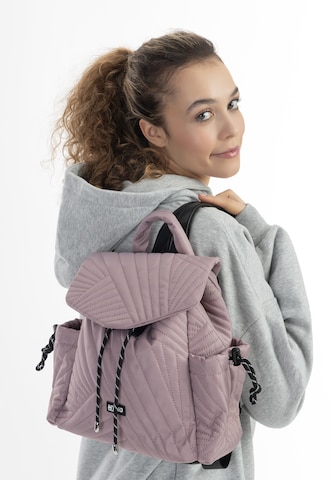 myMo ATHLSR Backpack in Pink: front