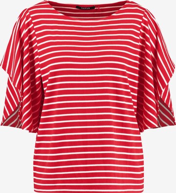 TAIFUN Shirt in Rood: voorkant