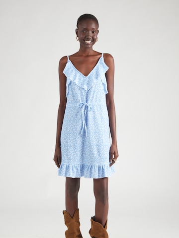 VILA Summer Dress 'VIBEEL' in Blue: front