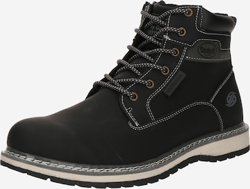 Dockers by GerliČizme na vezanje - crna boja: prednji dio