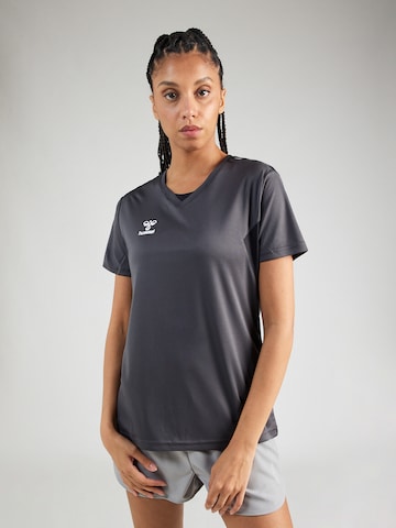 Hummel Функциональная футболка 'AUTHENTIC' в Серый: спереди
