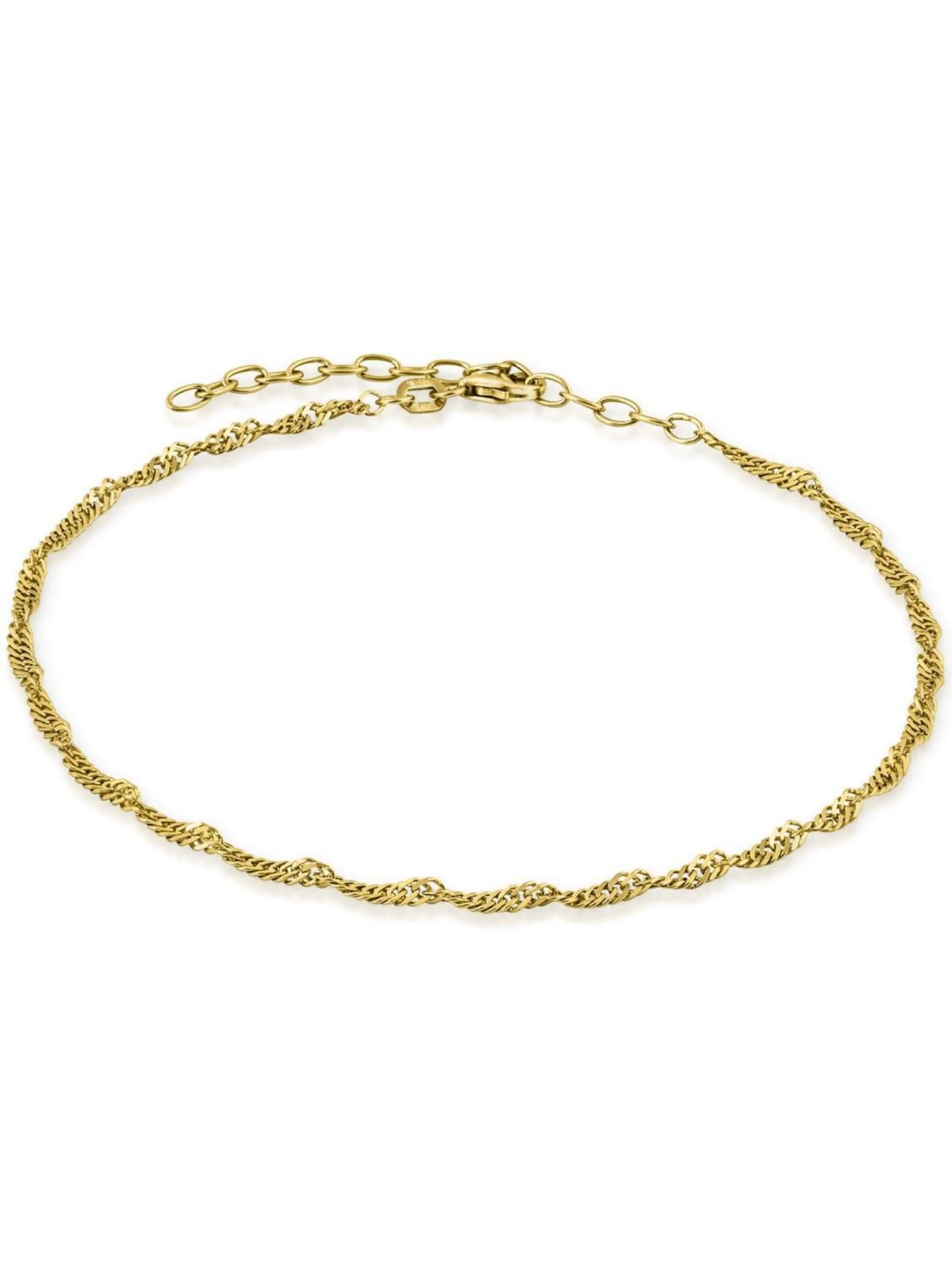 modabilé Fußschmuck 'SINGAPORE'‌‌‌‌‌‌‌‌‌ in Gelb: Vorderseite