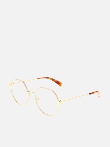 Lunettes de soleil Liu Jo en or : devant