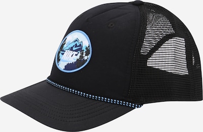 Kepurė 'RISE' iš Nike Sportswear, spalva – tamsiai mėlyna jūros spalva / šviesiai mėlyna / juoda / balta, Prekių apžvalga