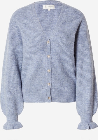 Fabienne Chapot Knit Cardigan 'Stella' in Blue: front