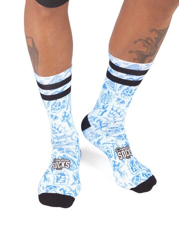 Chaussettes 'Freaked' American Socks en bleu