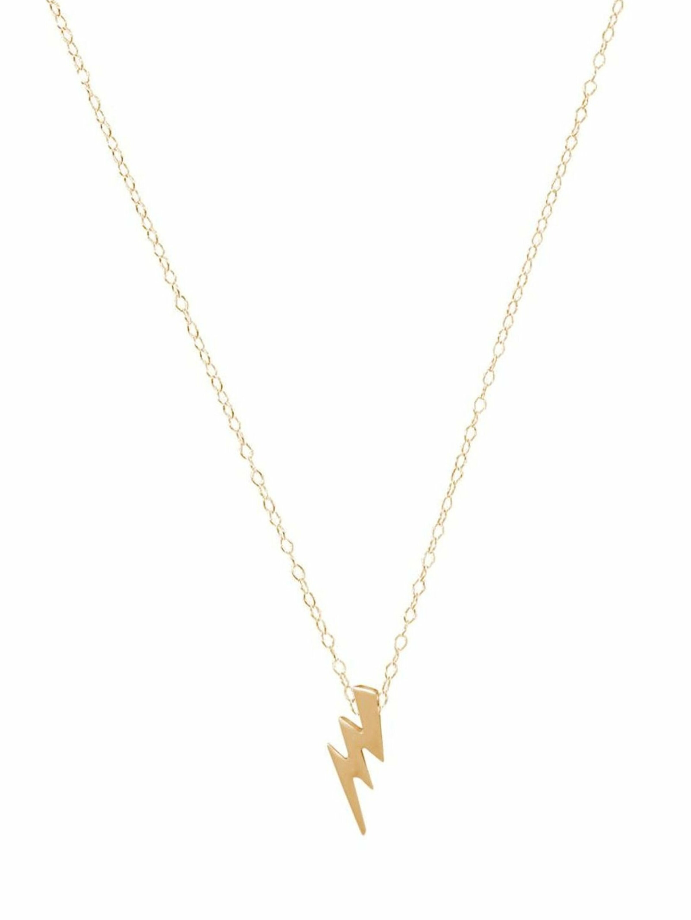 Gemshine Necklace 'BLITZ' in Gold