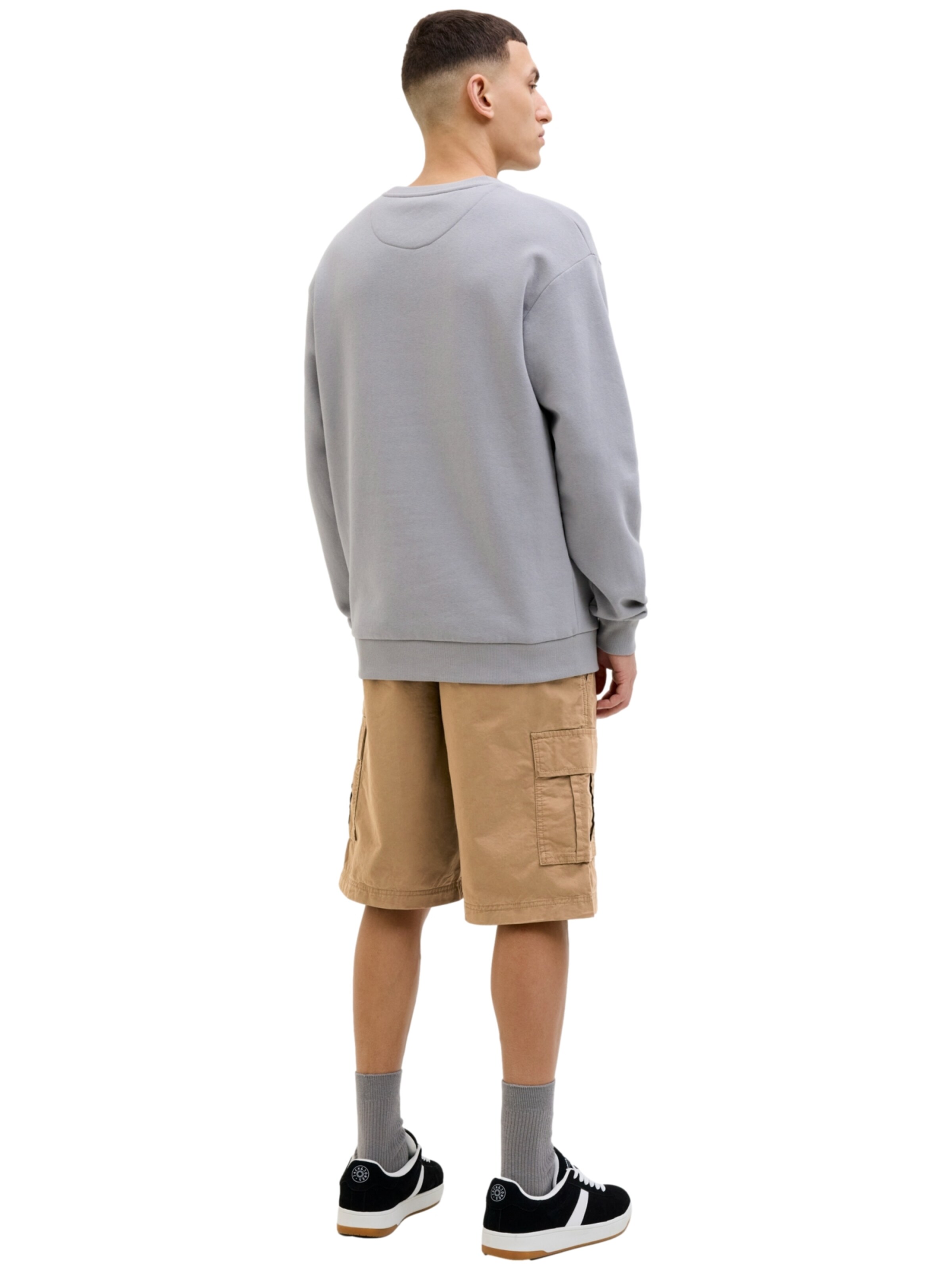 JACK & JONES Regular Cargobroek 'Cole Mateo' in Zwart