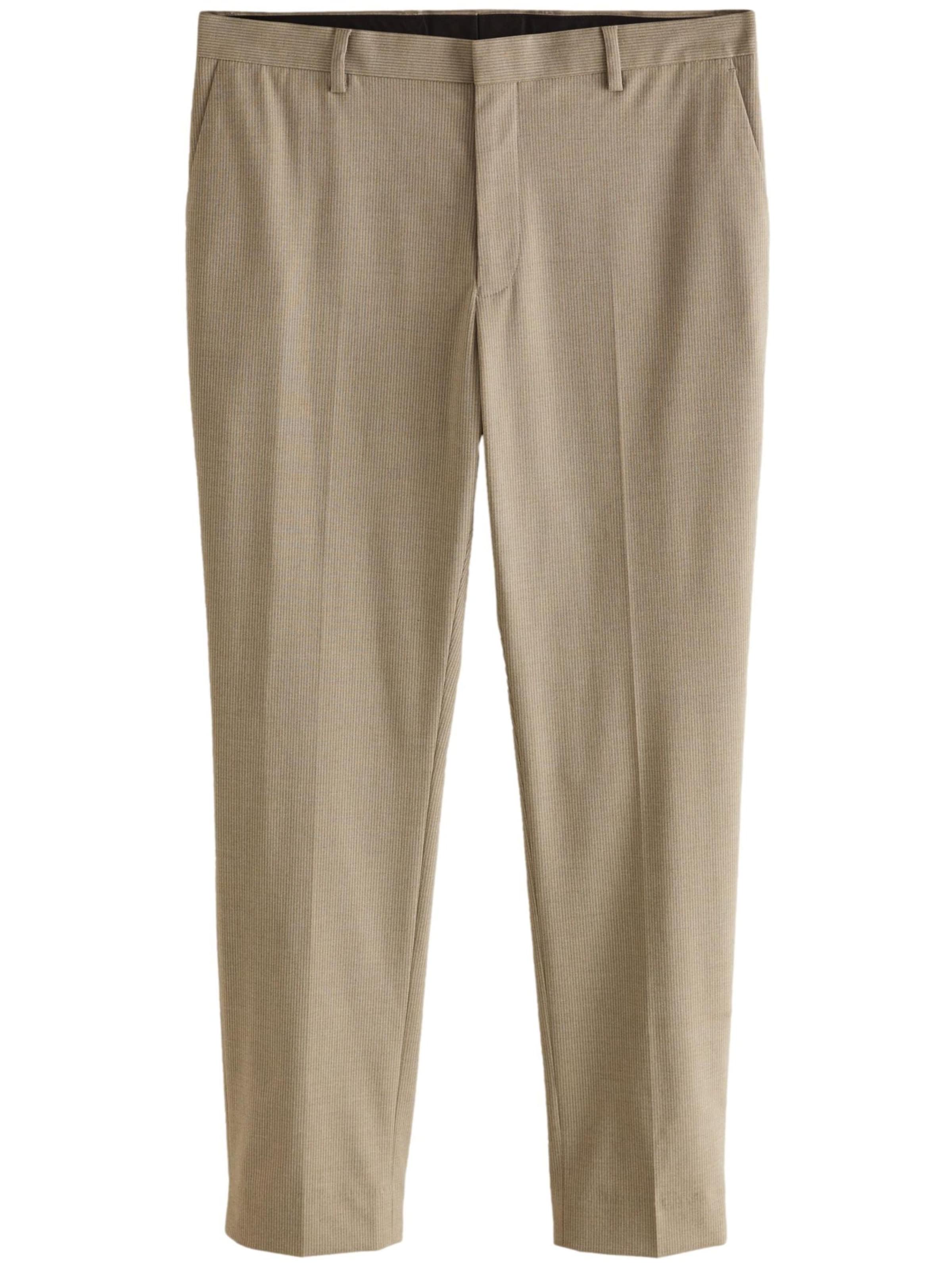 Next Trousers with creases in Mottled beige, Item view