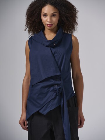 MISH Bluse 'Juniper' in Blau: Vorderseite