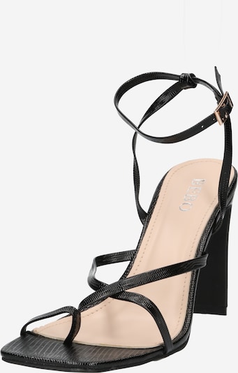BEBO Sandales à lanières 'LARRA' en noir, Vue avec produit