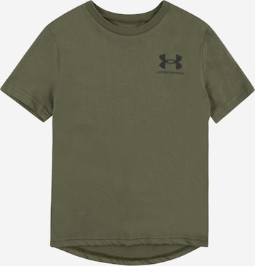 T-Shirt fonctionnel UNDER ARMOUR en vert : devant