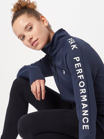 PEAK PERFORMANCE Sportief sweatvest 'Rider' in Blauw