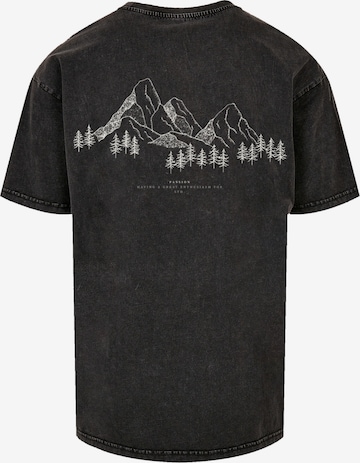 T-Shirt 'Mountain Berg' F4NT4STIC en noir