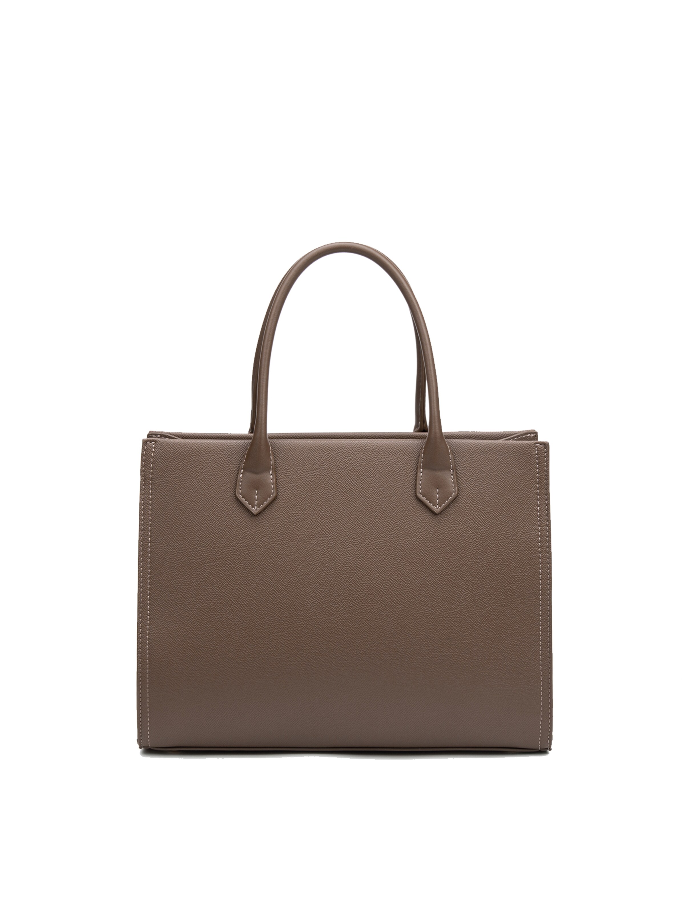 Borsa a mano 'Borsa a Mano Donna Vegan Leather con Zip e Tracolla Rimovibile - David Jones' di David Jones in marrone