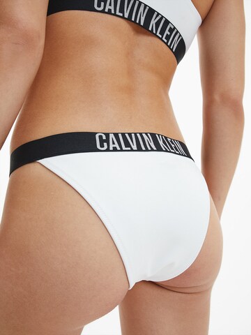 Calvin Klein Swimwear Regular Bikini Bottoms 'Intense Power' in White