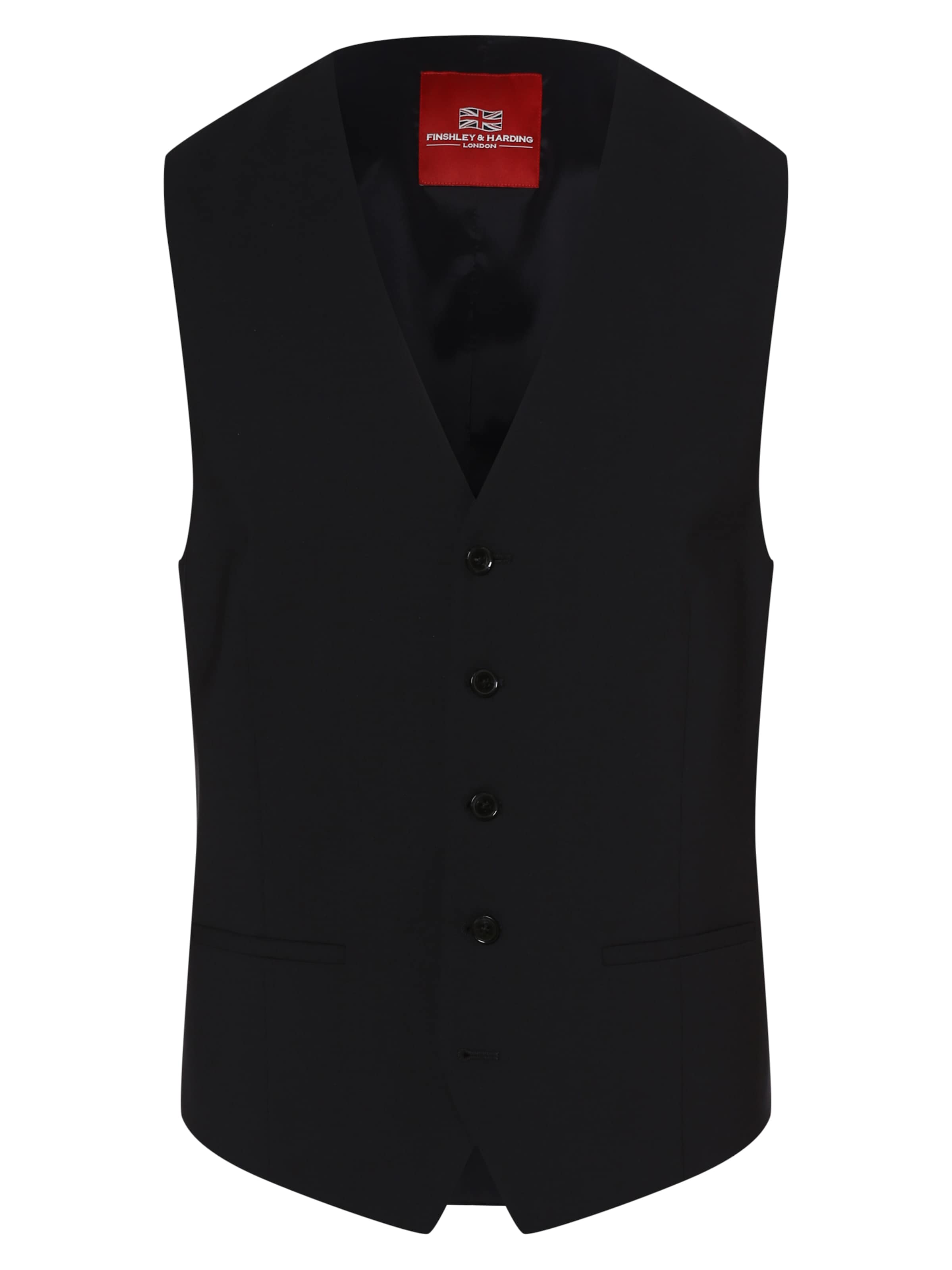 Finshley &amp; Harding London Gilet &#x27;Wesdon&#x27; in Blauw: voorkant